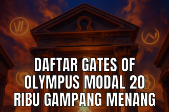 Gates Of Olympus dalam slot online dengan modal 20 ribu.