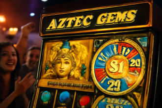 Mesin slot Aztec Gems dari Pragmatic Play.